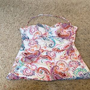 Ralph Lauren Multicolor Paisley Tank
